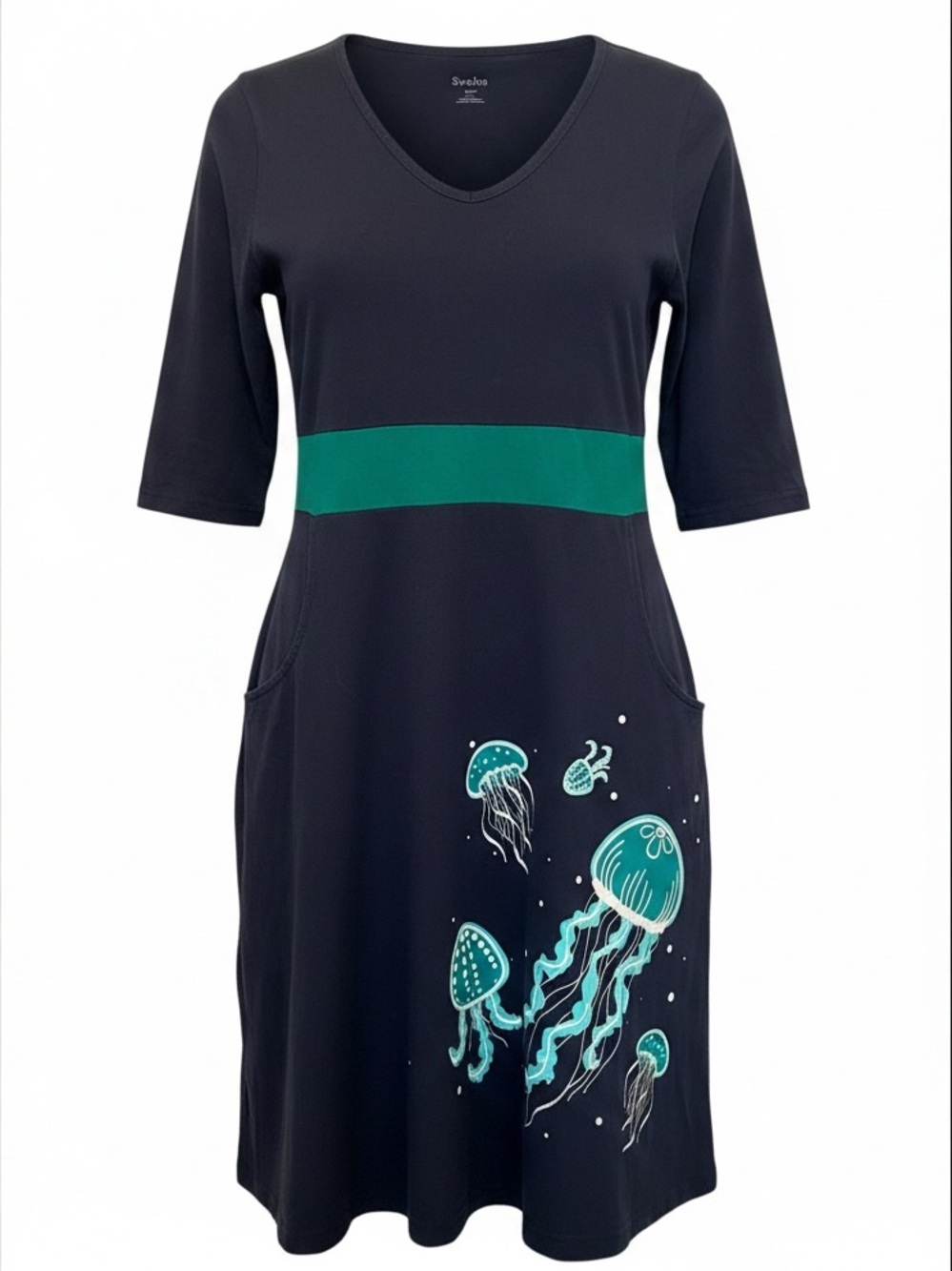 Svaha glow-in-the-dark jellyfish pocket dress - size 8